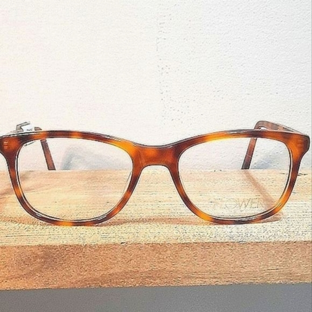 NEW Tortoise Rx'able Eyeglass Frame, FLOWER women, brown, 51 18 140 lightweight